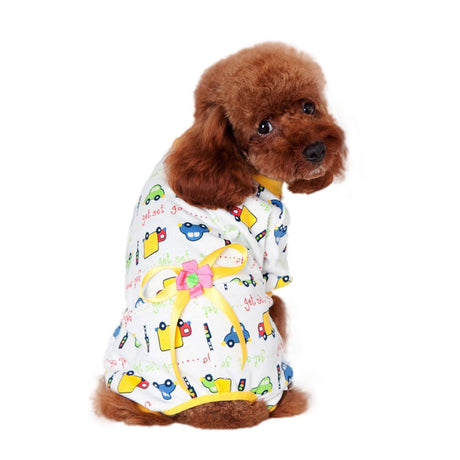 Black and Friday Deals Blueek Pet Dog Shirt Print Puppy Coat Pets Cat Warm Hooded Clothes Nightclothes