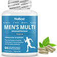 Men’S Multi 18+ by Nubest, 20+ Vitamins & Minerals for Enhanced Immunity, Energy, Health, Muscle, Performance & More, 60 Vegan Capsules