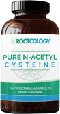 Rootcology Pure N-Acetyl Cysteine - Lung Health Support with 900Mg NAC - Dietary Supplement for Lung Cleanse and Detox by Izabella Wentz (120 Capsules)