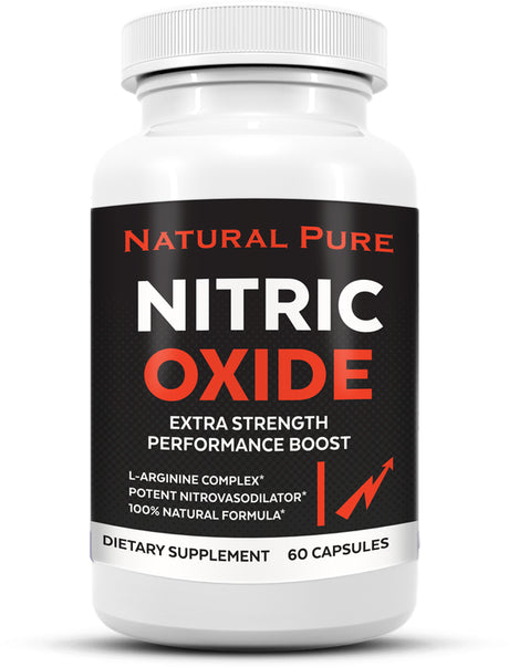 Nitric Oxide Booster Extra Strength Capsules L-Arginine Muscle Growth 60 Capsules