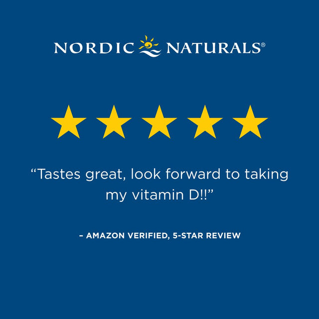 Nordic Naturals Pro Vitamin D3 Gummies, 1000 IU, Wild Berry, Non-Gmo 120 Ct