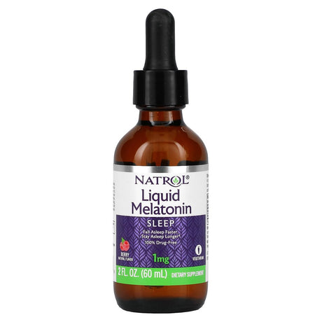 Natrol, Liquid Melatonin, Berry, 1 Mg, 2 Fl Oz (60 Ml)