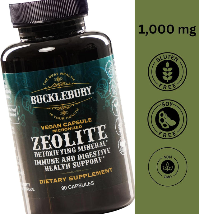 Zeolite Micronized Smart Mineral Capsules - Supports Detox, Immune & Digestive Tract Health - 90 Vegan Capsules