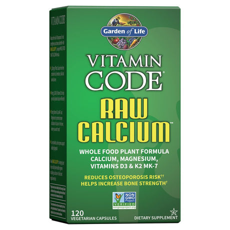 Garden of Life, Vitamin Code Raw Calcium 120 Vegcaps