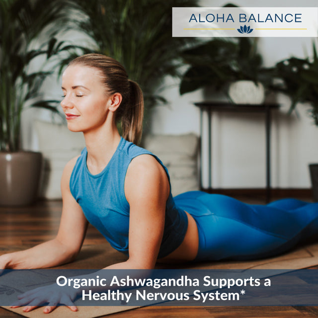 Ashwagandha Root Powder - Energy Booster & Adrenaline Aid - Natural Supplement by Aloha Balance