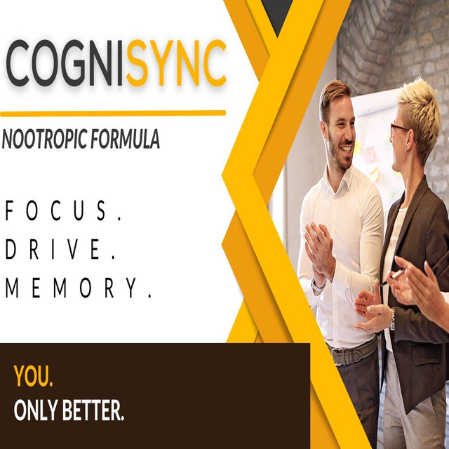 Cognisync Nootropic Brain Health Supplement, Cognitive Enhancement, Brain Fog Relief, Memory Support, Focus and Concentration, Smart Drug Alternative