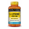 Mason Natural L-Lysine 500Mg with Calcium - Improved Immune Function, 100 Tablets