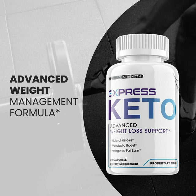 (5 Pack) Express Keto - Supplement for Weight Loss - Energy & Focus Boosting Dietary Supplements for Weight Management & Metabolism - Advanced Fat Burn Raspberry Ketones Pills - 300 Capsules