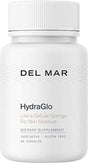 Del Mar Labs Hydraglo - Dietary Hyaluronic Acid Supplement - Aging and Joint Health Support - Helps Restore Smooth, Supple Skin - 60 Veggie Capsules