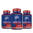 Healblend Neuro plus Brain Booster Supplements - Brain & Focus Formula, Supports Memory, Concentration & Mental Clarity - 3-Pack