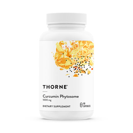 Thorne Curcumin Phytosome 1000 Mg (Meriva), Clinically Studied, High Absorption, Supports Healthy Inflammatory Response in Joints, Muscles, GI Tract, Liver, and Brain, 60 Capsules, 30 Servings