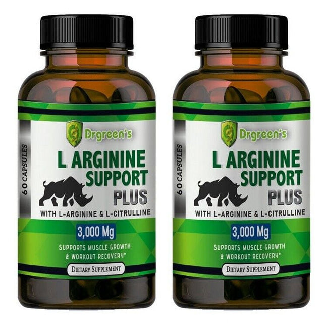 L-Arginine 3000Mg Nitric Oxide Booster Supplement -120 Capsule