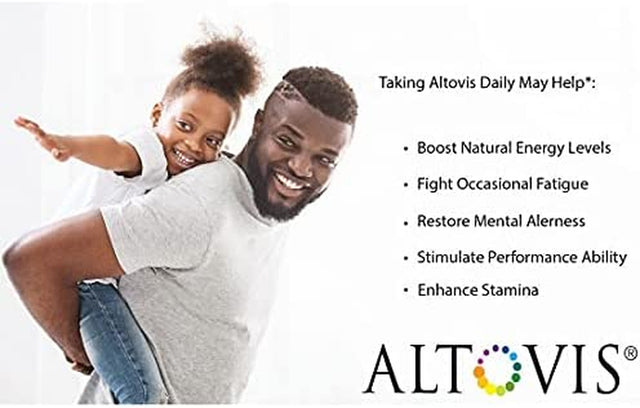 Altovis® Energy Booster | Boost Energy Levels, Fight Occasional Fatigue, Restore Mental Alertness & Focus Naturally with Caffeine from Green Tea, Rhodiola, Ginseng, Eleuthero - 30 Capsules (3)