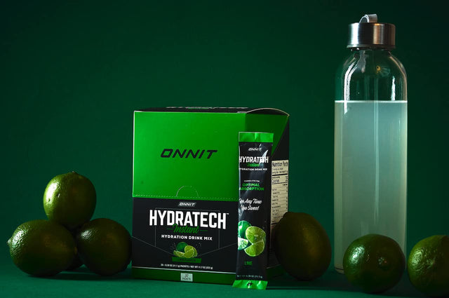 ONNIT Hydratech™ Instant Electrolyte Replenishment Hydration Multiplier Drink Mix Powder - Fresh Lime (30Ct)