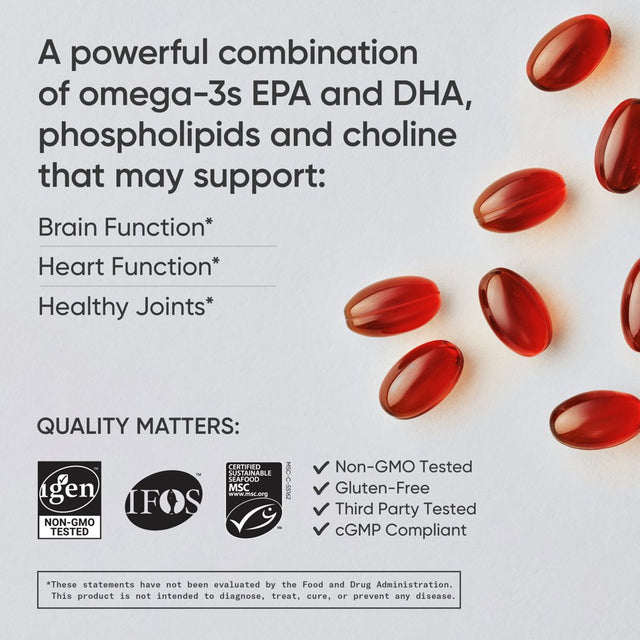 Sports Research SUPERBA 2, Antarctic Krill Oil with Asraxanthin, Softgel