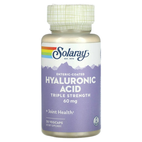 Solaray - Triple Strength Hyaluronic Acid 60 Mg. - 30 Vegetarian Capsules