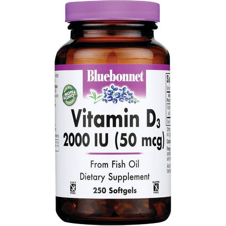 Bluebonnet Vitamin D3 2000 250 Softgel