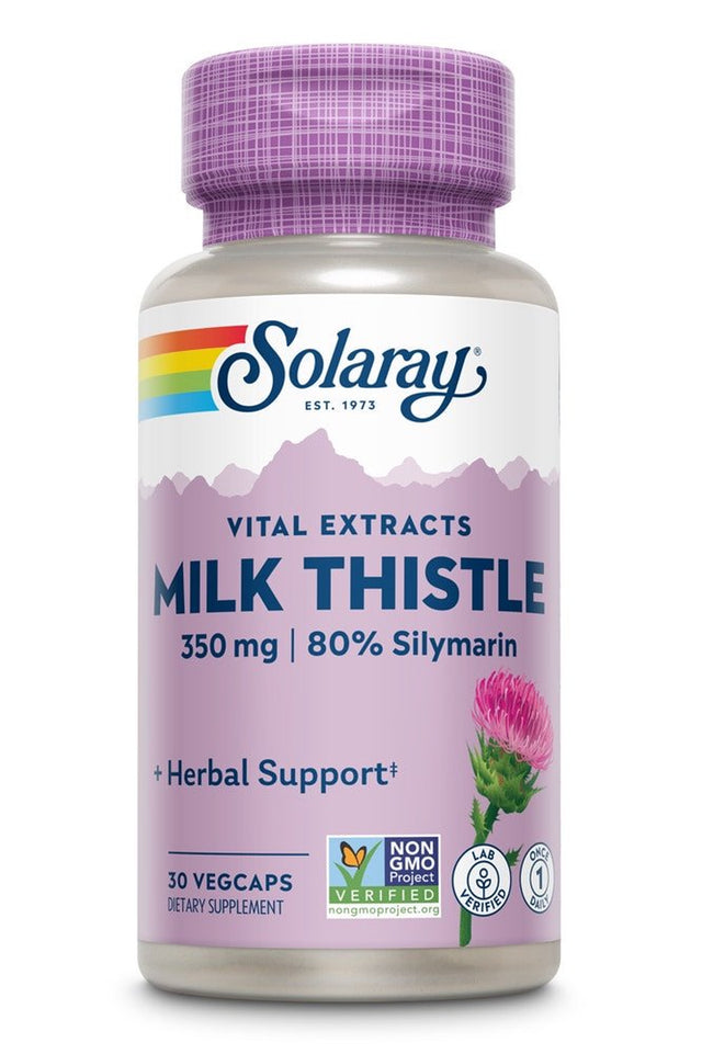 Solaray Milk Thistle Seed -- 350 Mg - 30 Vegcaps