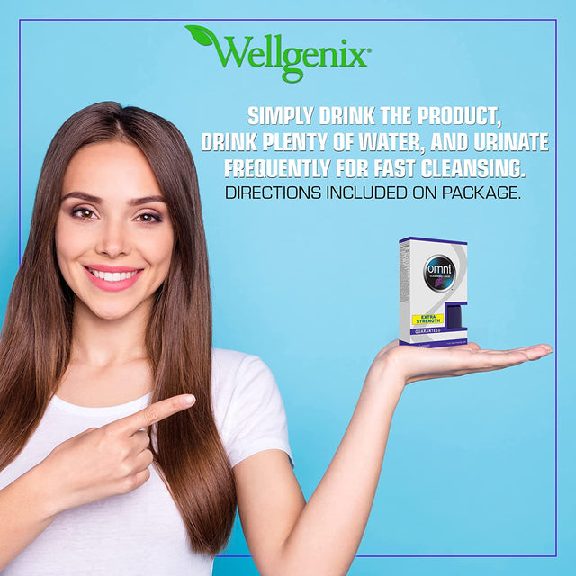 Wellgenix Omni Herbal Cleanse Detox Drink - 1Oz Grape Flavor - Detox Cleanse - Quick One Hour Detox Drink - Flush Your System of Toxins for a Full Body Detox Cleanse (