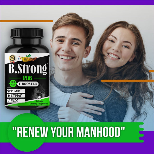 Testosterone Supplement for Libido, Enhancement, Stamina, Strength, Muscle Growth, Workout Supplement 60 Tablets