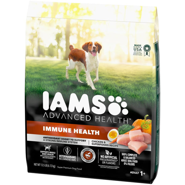 IAMS Advanced Health Chicken and Superfoods Recipe Dry Dog Food, 13.5 Lb Bag