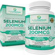 Selenium by Purepremium Supplements - Maximum Strength - Non-Gmo - 200Mcg, 100 Capsules