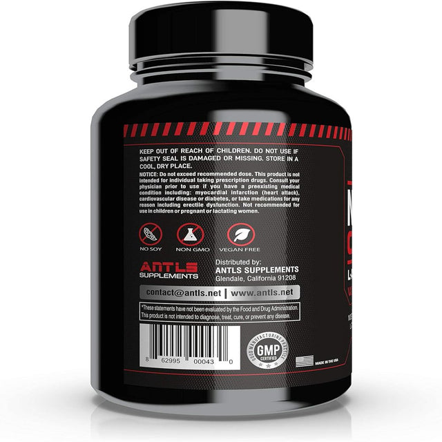 Nitric Oxide Supplement Booster Complex L Arginine 4000Mg,L Citrulline, Aakg,Beet Root,Pre Workout Supplement,Muscle Bulider,Growth,Pumps,Blood Flow,Vascularity,Heart Health,180 Capsules