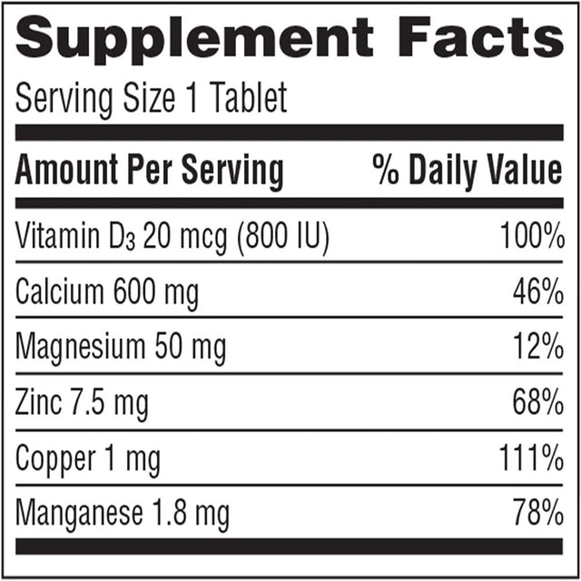 Caltrate Bone Health Advanced 600+D3 plus Minerals Calcium 60 Tablets