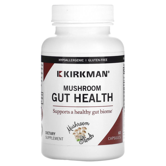 Kirkman Labs Mushroom, Gut Health, 60 Capsules