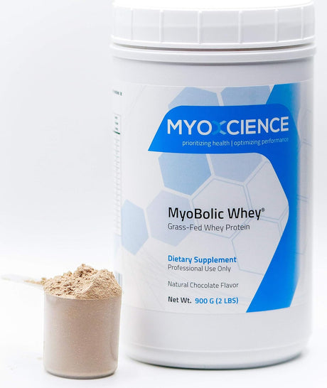 MYOXCIENCE Myobolic Whey | Grass Fed Whey Protein Concentrate | Supports Protein Metabolism and Healthy Body Composition