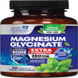 Magnesium Glycinate 250 Mg - Natural, High Absorption Magnesium Tablets Chelated for Muscle, Nerve, Bone & Heart Health Support - Gentle Form, Non-Gmo, Gluten Free, Vegan Supplement - 60 Tablets