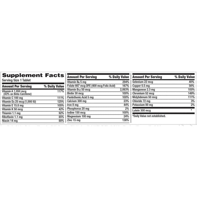 Centrum Silver Women Multivitamin Tablet, Age 50 and Older 200 Ct.