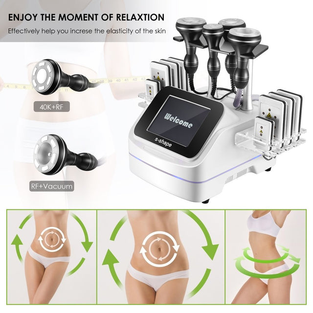 BIEDAY Upgrade Fat Massage Tool, High-Frequency Firming Facial Machine, Massaging and Slimming, for Face, Abdomen, Buttocks and Thighs, Perfect Shape, Care for Skin