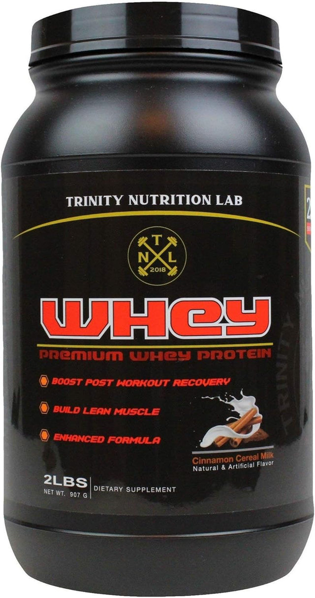 Whey Protein Cinnamon Cereal Milk 2Lbs 25G per Servings 28 Servings per Container