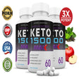 (3 Pack) Advanced Keto 1500 Max 1200MG Pills 180 Capsules