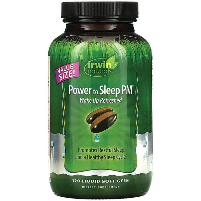 Irwin Naturals Power to Sleep PM – 120 Liquid Softgels