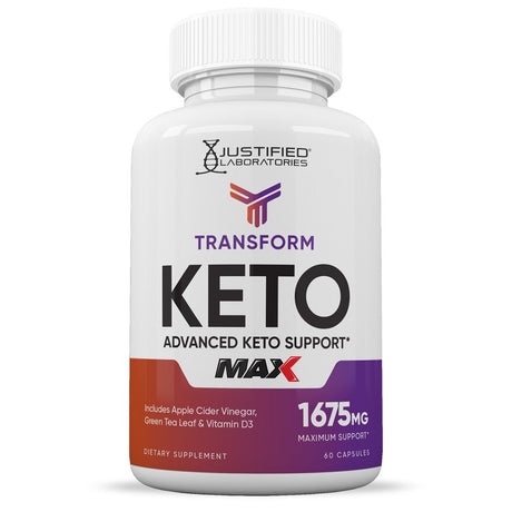 (3 Pack) Transform Keto ACV MAX Pills 1675Mg Alternative to Gummies Dietary Supplement 180 Capsules