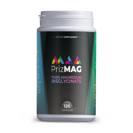 ITL Health MAG365 Prizmag Pure Magnesium Bisglycinate Pullulan Vegan Capsules | Promotes Healthy Sleep for Adults | Support Healthy, Normal Bones, Teeth and Nervous System | 90 Count