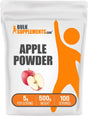 BULKSUPPLEMENTS.COM Apple Powder - Flavoring Powder - Smoothie Powder - Fruit Powder - Soluble Fiber Supplements - Fiber Powder - High Fiber Supplement Powder (500 Grams - 1.1 Lbs)