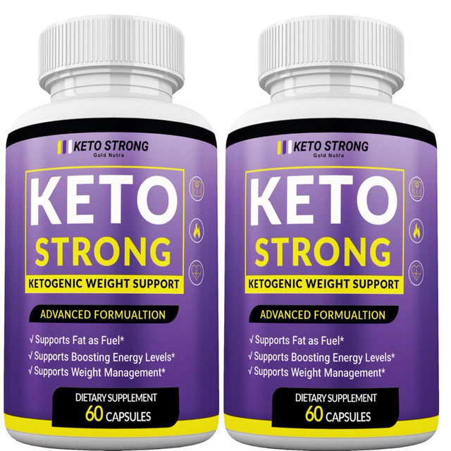 (2 Pack) Official Keto Strong Pills, 2022 Formula, Dietary Supplement