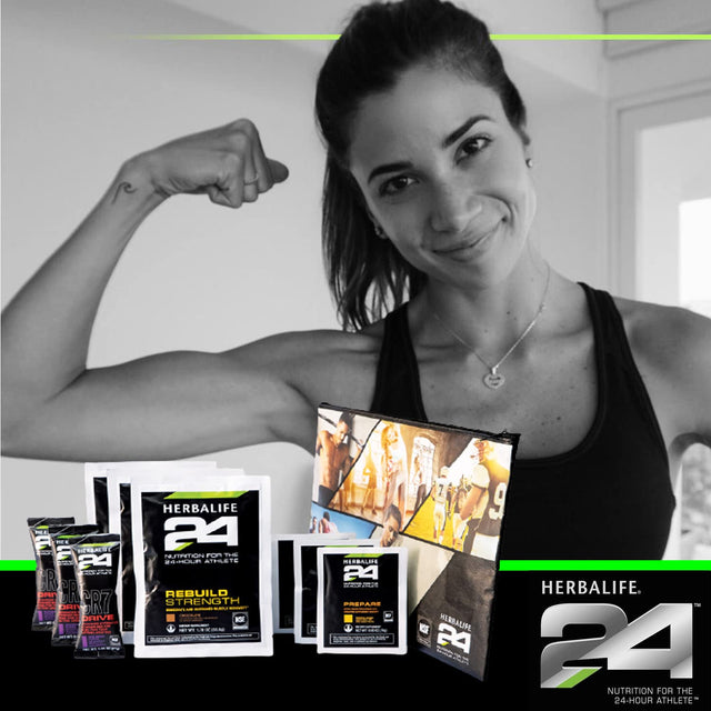 Herbalife24 Trial Pack: Cr7 Drive (3), Rebuild Strength Chocolate (3) and Prepare Tropical Mango for Advanced Hydration Powder Mix and Fuel for You Active Life (3)