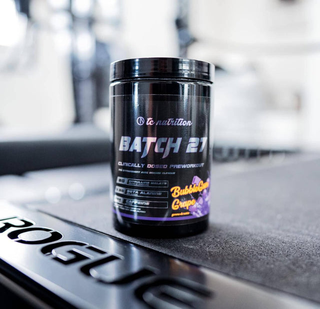 Batch 27 Pre Workout Powder - 8G Citrulline, 3.5G Beta Alanine, 2.5G Betaine, 325Mg Caffeine | Instant Energy, Focus, Pumps, Strength | Nitric Oxide Booster & Powerful Preworkout 20Sv Bubblegum Grape