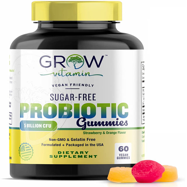 Probiotics Gummies 5 Billion CFU Potency Digestive Immune Health, Tummy & Colon Care - 60 Gummies