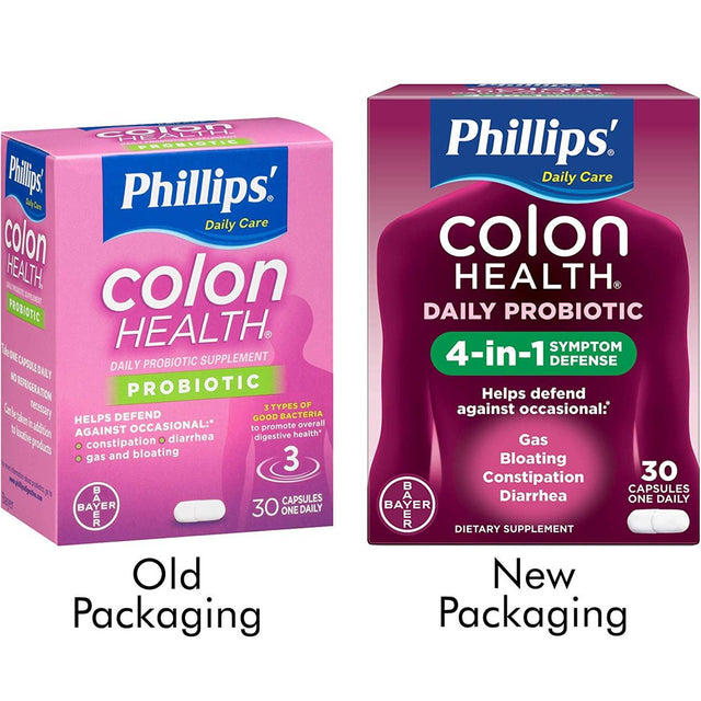 Phillips' Colon Health Probiotic One Daily Capsules, 30 Ct