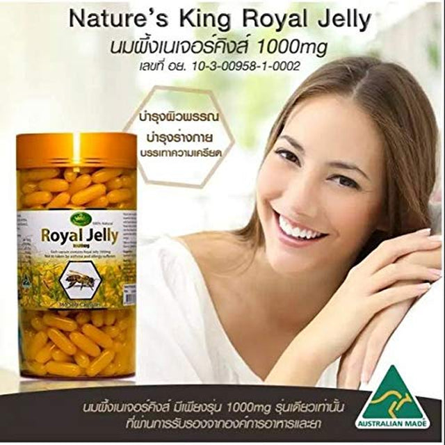 Nature’S King Royal Jelly 1000 Mg. 365 Tablets