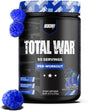 REDCON1 Total War Pre Workout Powder, Blue Raspberry - Beta Alanine + Citrulline Malate Keto Friendly Preworkout for Men & Women with 320Mg of Caffeine - Fast Acting (30 Servings)