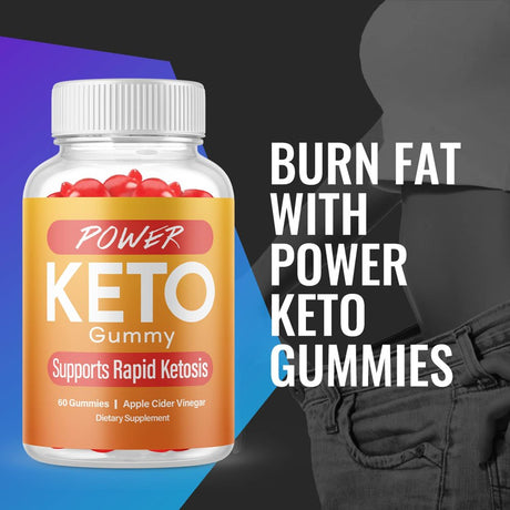 (5 Pack) Power Keto Gummies - Apple Cider Vinegar Supplement for Weight Loss - Energy & Focus Boosting Dietary Supplements for Weight Management & Metabolism - Fat Burn - 300 Gummies