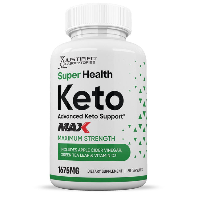 (10 Pack) Super Health Keto ACV MAX Pills 1675Mg Alternative to Gummies Dietary Supplement 600 Capsules