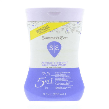 Summer'S Eve Feminine Cleansing Wash for Sensitive Skin, Delicate Blossom, 9 Oz