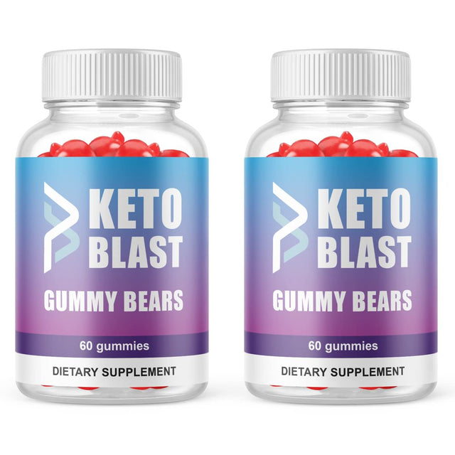 (2 Pack) Keto Blast Gummies - Supplement for Weight Loss - Energy & Focus Boosting Dietary Supplements for Weight Management & Metabolism - Fat Burn - 120 Gummies